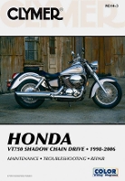 Book Cover for Honda VT750 Shadow Chain Drive Motorcycle (1998-2006) Service Repair Manual by Haynes Publishing