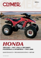 Book Cover for Honda TRX250X (1987-1992) & TRX300EX Fourtrax/Sportrax (1993-2006) Service Repair Manual by Haynes Publishing