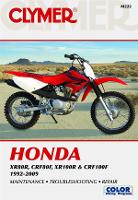 Book Cover for Honda XR & CRF Motorcycle (1992-2009) Service and Repair Manual by Haynes Publishing