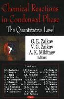 Book Cover for Chemical Reactions in Condensed Phase by G E Zaikov