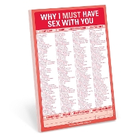 Book Cover for Knock Knock Pad: Why I Must Have Sex with You by Knock Knock