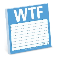 Book Cover for Knock Knock WTF Sticky Notes by Knock Knock