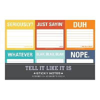 Book Cover for Knock Knock Tell It Like It Is Sticky Note Packet by Knock Knock