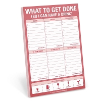 Book Cover for Knock Knock What to Get Done (So I Can Have A Drink) Pad by Knock Knock