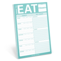 Book Cover for Knock Knock What to Eat Pad (Mint Green) by Knock Knock