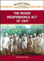 Book Cover for The Indian Independence Act of 1947 by Susan Muaddi Darraj