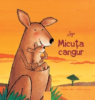 Book Cover for Micu?a cangur (Little Kangaroo, Romanian) by Guido Genechten