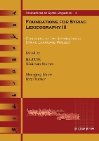 Book Cover for Foundations for Syriac Lexicography III by Wido van Peursen
