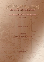 Book Cover for Oriens Christianus (1901-1939) (vol 12) by Anton Baumstark