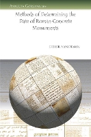 Book Cover for Methods of Determining the Date of Roman Concrete Monuments by Esther van Deman