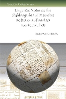 Book Cover for Linguistic Notes on the Shahbazgarhi and Mansehra Redactions of Asoka's Fourteen-Edicts by Truman Michelson