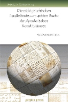 Book Cover for Die nichtgriechischen Paralleltexte zum achten Buche der Apostolischen Konstitutionen by Anton Baumstark