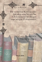 Book Cover for Die syrischen Kanones der Synoden von Nicaea bis Chalcedon nebst einigen zugehörigen Dokumenten by Friedrich Schulthess