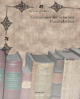 Book Cover for Verzeichniss der syrischen Handschriften by Eduard Sachau