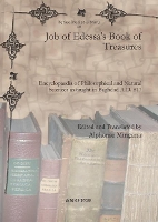 Book Cover for Job of Edessa's Book of Treasures by Alphonse Mingana