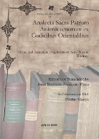 Book Cover for Analecta Sacra Patrum Antenicaenorum ex Codicibus Orientalibus by J.-P.-P. Martin