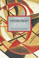 Book Cover for Toward The United Front: Proceedings Of The Fourth Congress Of The Communist International, 1922 by John Riddell