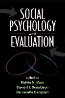 Book Cover for Social Psychology and Evaluation by Melvin M. Mark