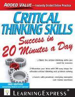 Book Cover for Critical Thinking Skills Success in 20 Minutes a Day by LearningExpress LLC