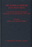 Book Cover for The National Tribune Civil War Index, Volume 3 by Richard Sauers