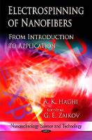 Book Cover for Electrospinning of Nanofibers by A K Haghi