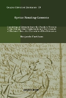 Book Cover for Syriac Reading Lessons by Benjamin Davidson