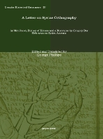 Book Cover for A Letter on Syriac Orthography by George Phillips