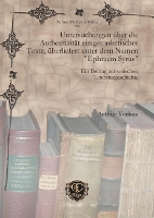 Book Cover for Untersuchungen über die Authentizität einiger asketischer Texte, überliefert unter dem Namen 