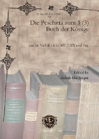 Book Cover for Die Peschitta zum 1 (3) Buch der Könige by Jakob Berlinger