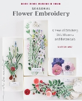 Book Cover for Seasonal Flower Embroidery by Kazuko Aoki