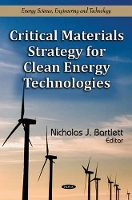 Book Cover for Critical Materials Strategy for Clean Energy Technologies by Nicholas J Bartlett