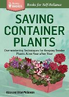 Book Cover for Saving Container Plants by Alice McGowan, Brian McGowan