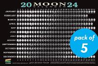 Book Cover for 2024 Moon Calendar Card (5 pack) by Kim Long