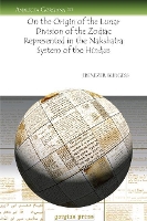 Book Cover for On the Origin of the Lunar Division of the Zodiac Represented in the Nakshatra System of the Hindus by Ebenezer Burgess