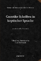 Book Cover for Gnostike Schriften in koptischer Sprache by Carl Schmidt