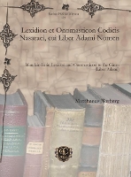 Book Cover for Lexidion et Onomasticon Codicis Nasaraei, cui Liber Adami Nomen by Matthias Norberg