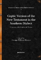 Book Cover for Coptic Version of the New Testament in the Southern Dialect (Vol 5) by George William Horner