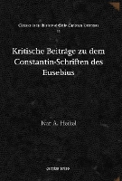 Book Cover for Kritische Beiträge zu dem Constantin-Schriften des Eusebius by Ivar A Heikel