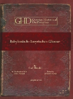 Book Cover for Babylonisch-Assyrisches Glossar by Carl Bezold, Adele Bezold