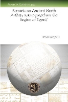 Book Cover for Remarks on Ancient North Arabian Inscriptions from the Region of Taym?’ by Hani Hayajneh