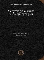 Book Cover for Martyrologes et douze ménologes syriaques by François Nau