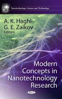 Book Cover for Modern Concepts in Nanotechnology Research by A K Haghi