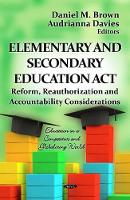 Book Cover for Elementary & Secondary Education Act by Daniel M Brown