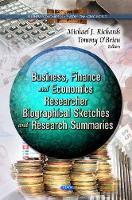 Book Cover for Business, Finance & Economcs Researcher by Michael Richards