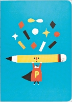 Book Cover for Pencil Man A5 Notebook by Hsinping Pan