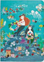 Book Cover for Mermaid Island A5 Notebook by Yumi Kitagishi