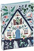 Book Cover for Black Cat Cottage Mini Notebook by Flora Waycott