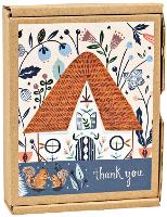 Book Cover for Cozy Cabin Thank You GreenThanks by Flora Waycott