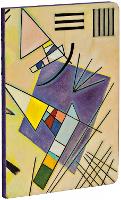 Book Cover for Black and Violet by Vasily Kandinsky A5 Notebook by Kandinsky