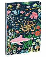 Book Cover for Pink Shark A5 Notebook by Allyn Howard